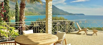 Stone villa front of the sea