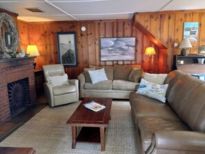 TV, DVD player, books