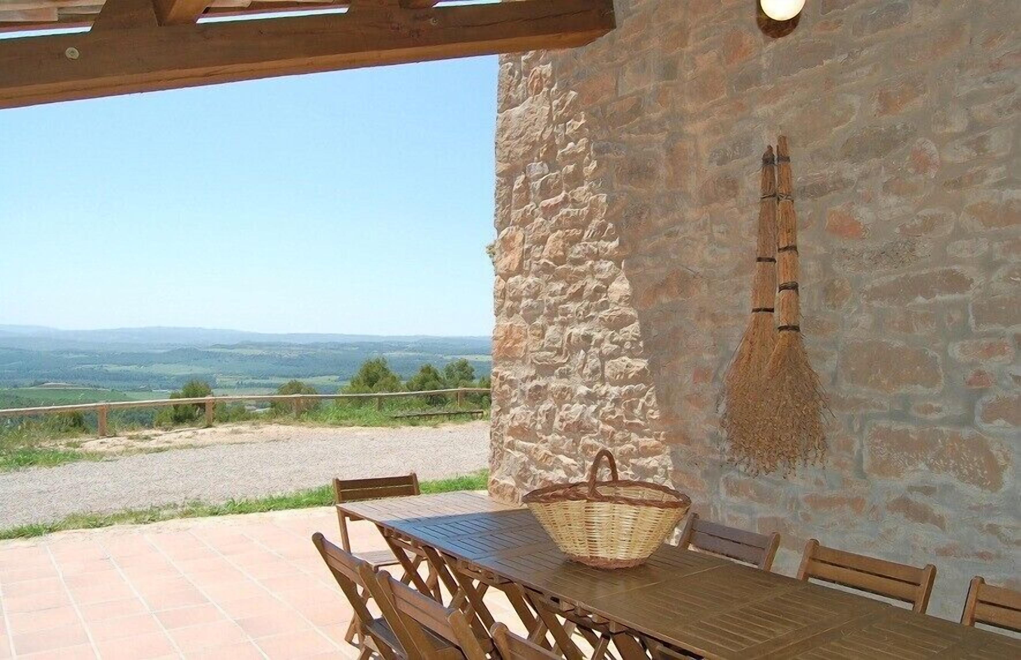 From the covered terrace: a beautiful view