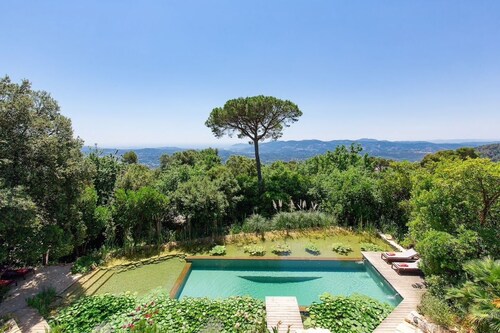  Natural Pool - View of French Rivera - Nightly rates reduced for Summer 2025