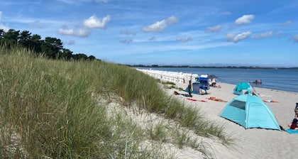 Luxus und Gemütlichkeit für die ganze Familie. Strandnah, Hunde erlaubt.