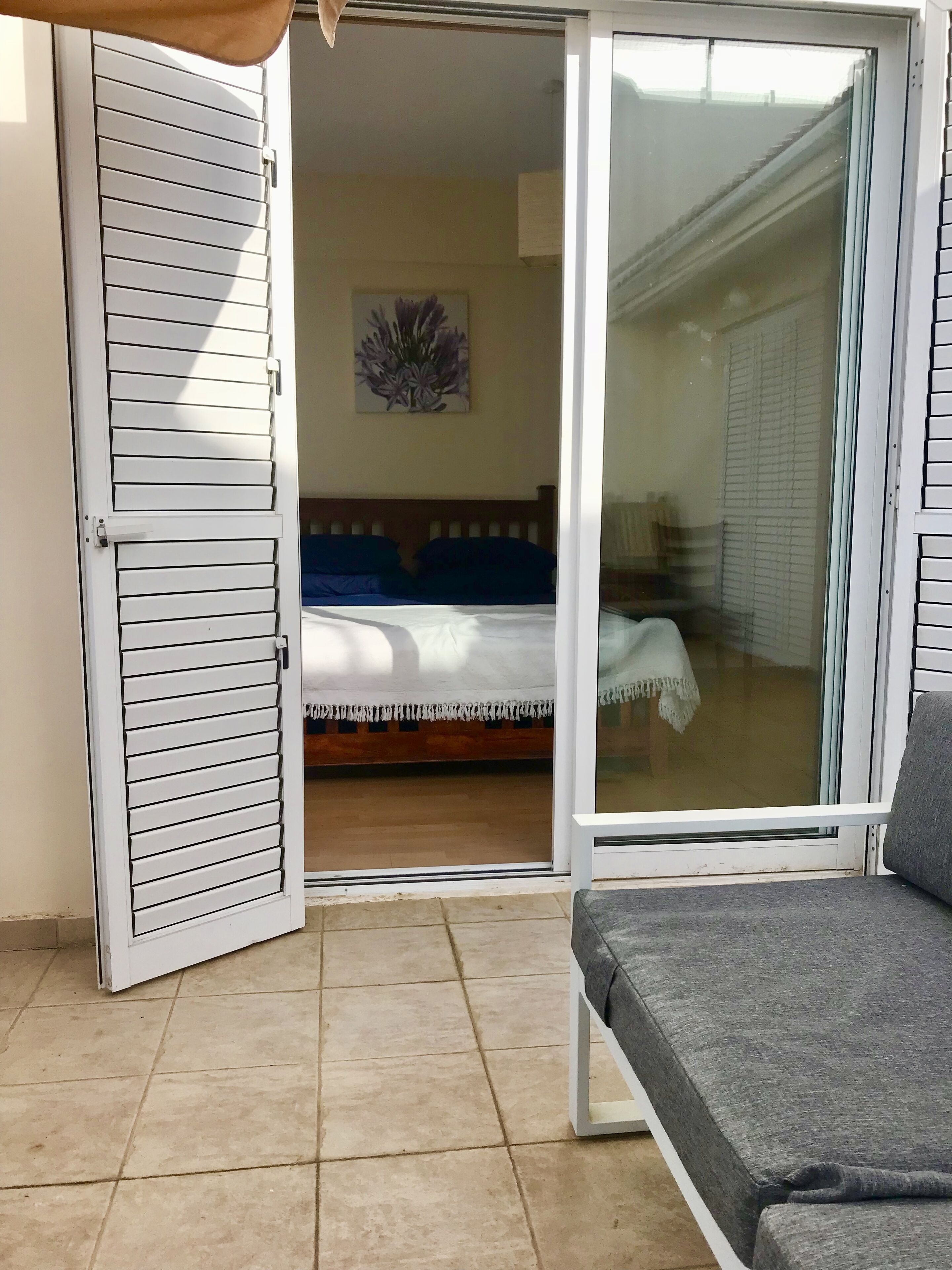 First floor terrace into master bedroom
