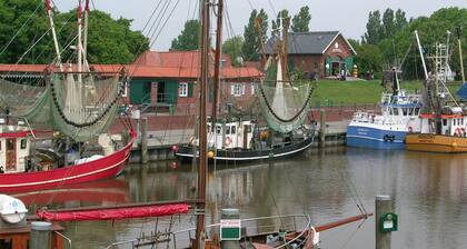 Ferienhäuser u. Fewos im Herzen von Greetsiel, modern, komf+ gemütlich, Internet
