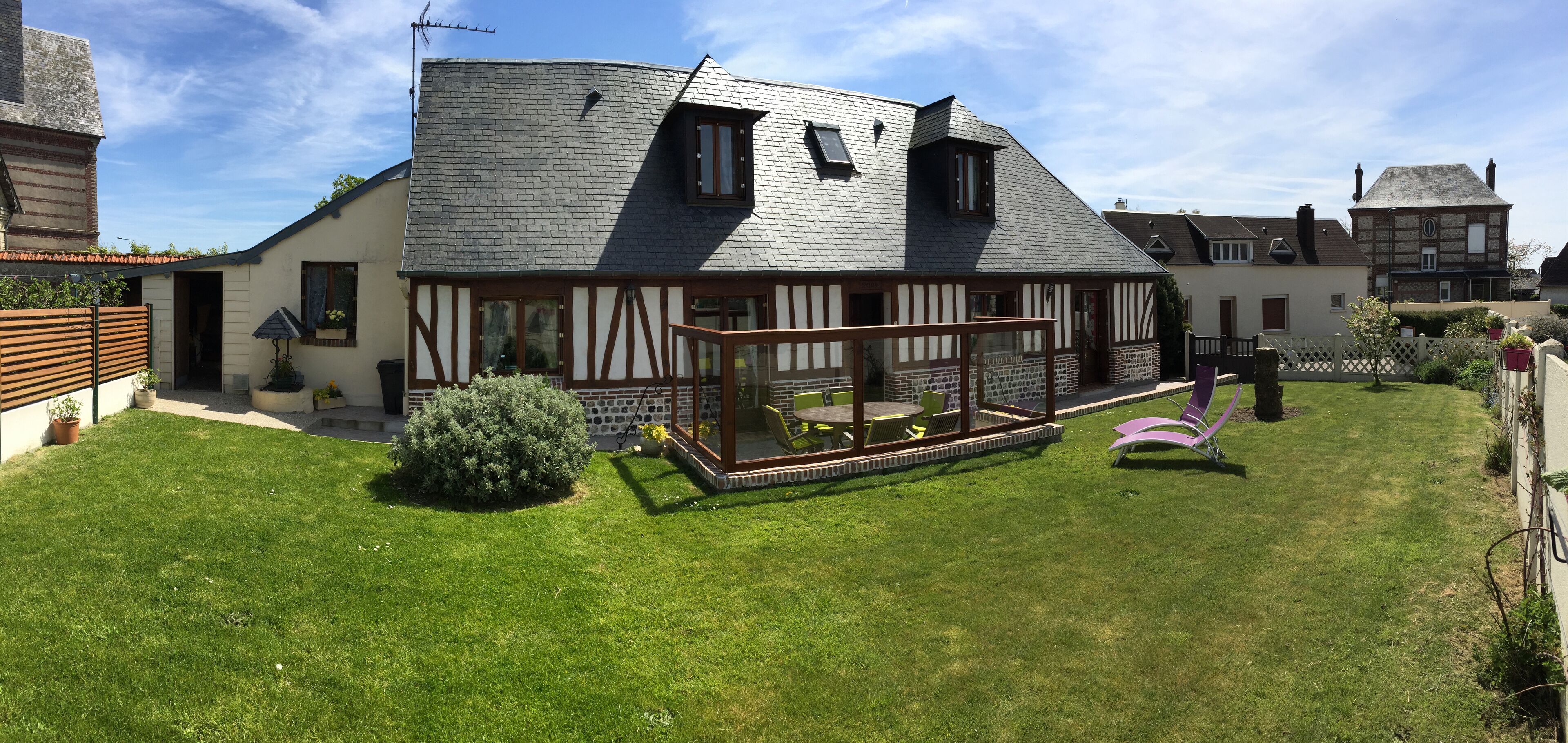 Gîte la Criquetotaise 6 people in a village near Etretat