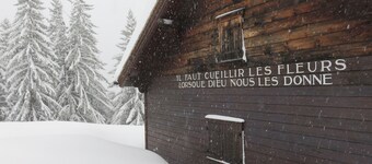 Large, sunny, peaceful chalet in the heart of nature in Les Diablerets, Switzerland.
