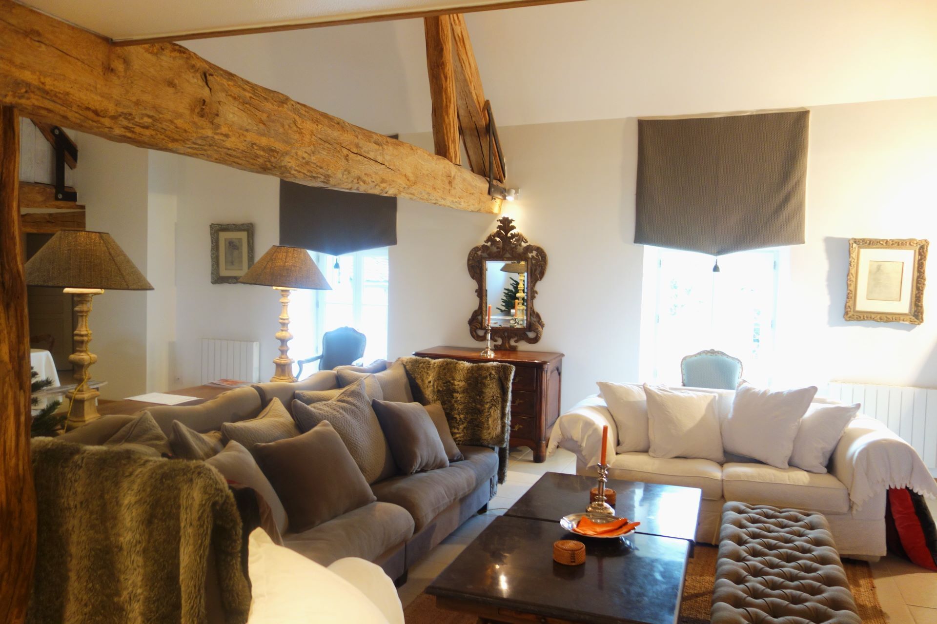 TV, fireplace, DVD player