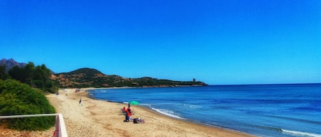 Vlak bij het strand, strandlakens