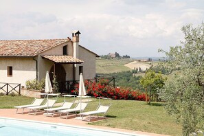 Pool - Villa in a panoramic position in San Gimignano (San Gimignano)