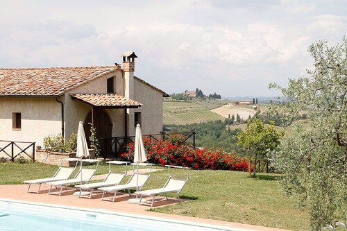 Villa in Panoramalage in San Gimignano