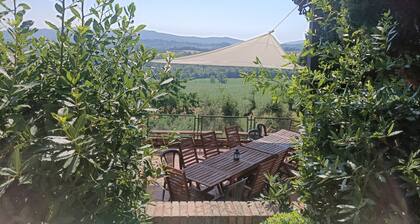 Villa on the Umbria-Tuscany border—for families and friends—with a private pool