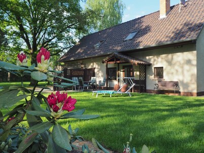 hermosa gel de calma a la madera. Apartamento, 90 metros cuadrados, en el Spreewald, ideal para familias. U. Amigos