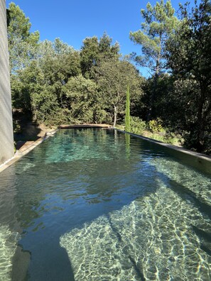 Udendørs pool, opvarmet pool
