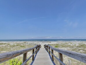 On the beach
