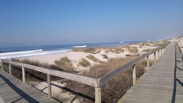 Vlak bij het strand