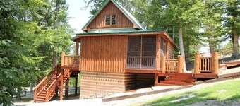 The little cabin on the mountainside