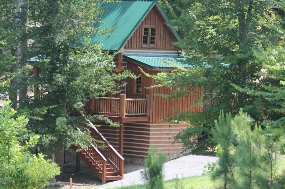The little cabin on the mountainside