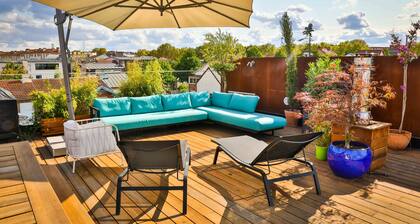 Fantastic House Rooftop & garden - 360° view over Paris