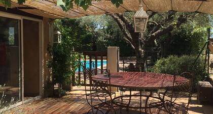 Provencal mas-style stone house with swimming pool sleeps 6