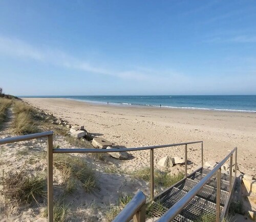 House sea view in Chaucre beach 80 m panoramic solarium 