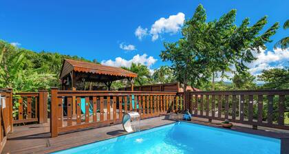 Charming villa in a quiet area with Jacuzzi and tropical garden, without vis-à-vis