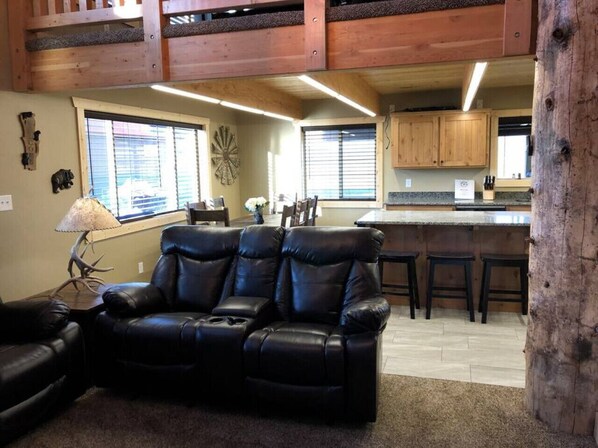 TV connectée, cheminée