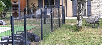 Self-catered Gite located in a hamlet, 1km from the village, pleasant location