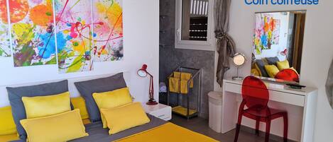 1 Schlafzimmer, Bügeleisen/Bügelbrett, Reisekinderbett, kostenloses WLAN