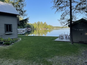Property grounds - Adirondack Beauty! 110 ft Lake Frontage On Brant. Lake - Beach; Kayaks, Canoes (Greig)