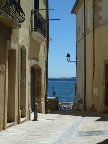  Klimatisiertes Studio im Erdgeschoss im historischen Mèze, Bassin de Thau