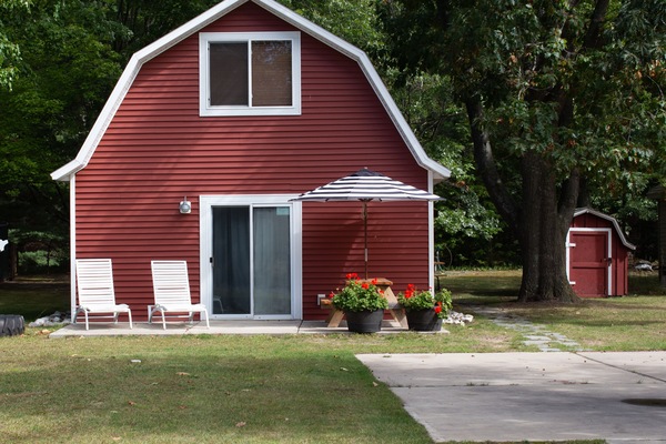 Front with Concrete driveway