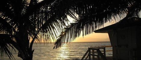 Ligstoelen, strandlakens