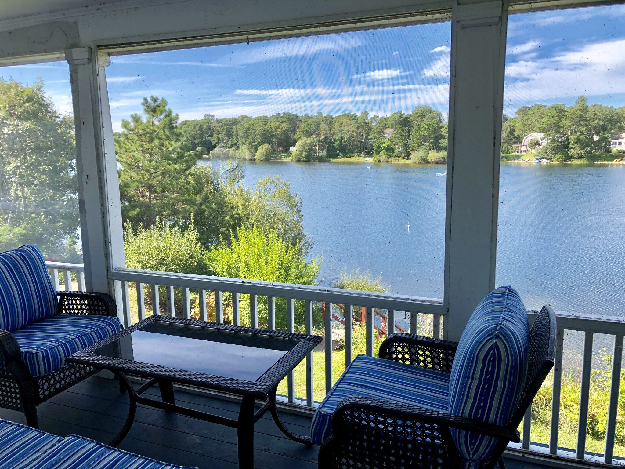 Private Waterfront On Freshwater Swimming Pond With Beach!