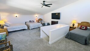 4 chambres, fer et planche à repasser, accès au Wi-Fi (inclus)