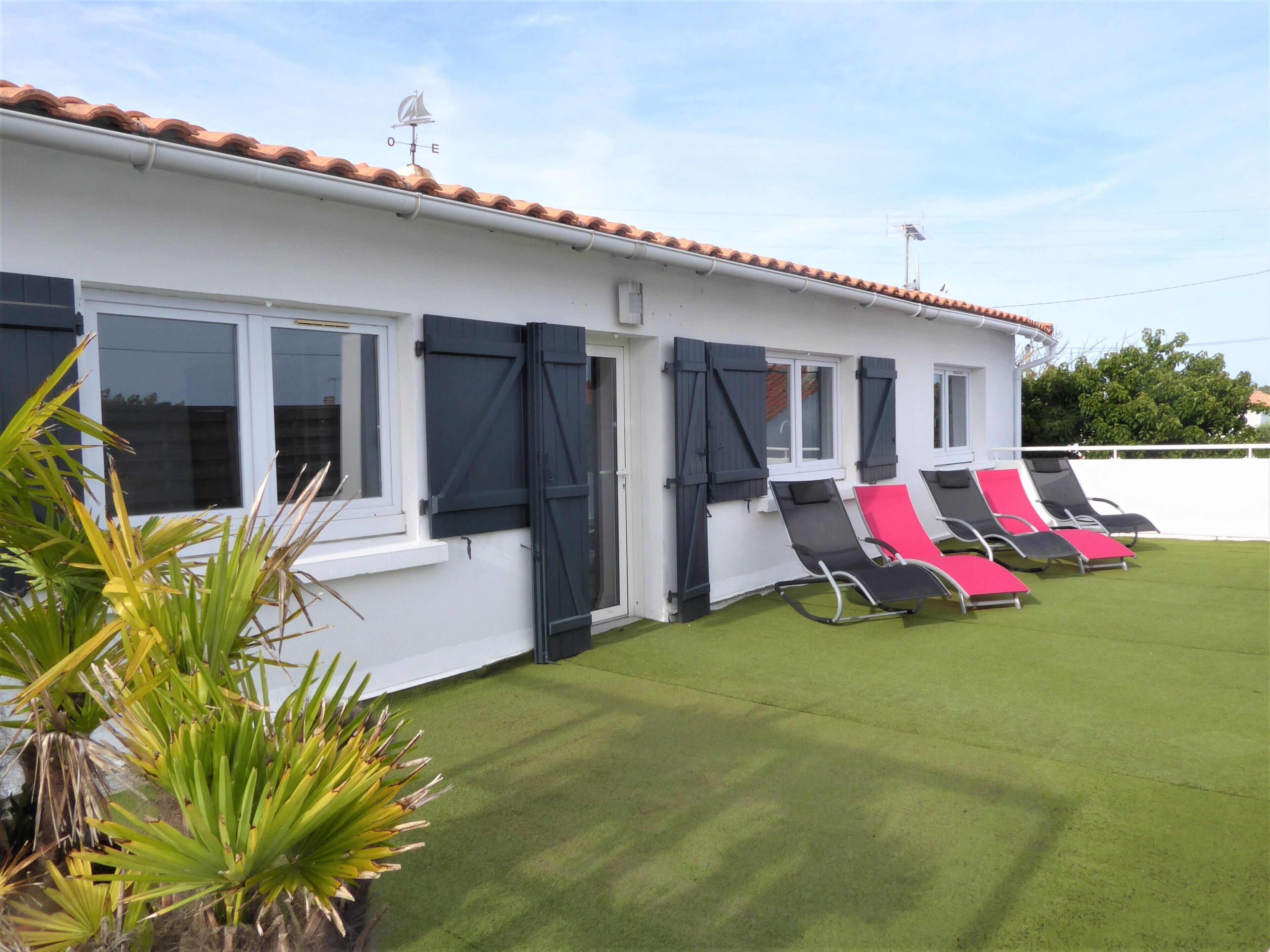 Terrasse du 1er étage (Solarium)