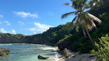 Nära stranden och strandhanddukar
