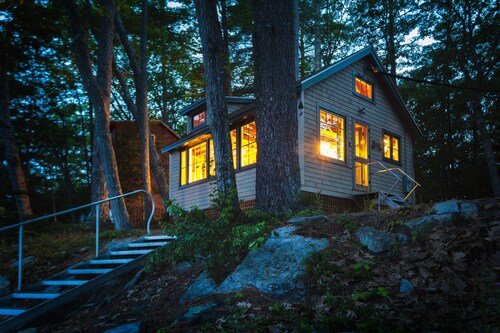 The Wicked Cute Camp – on Norton Pond Near Camden & the Coast of Maine