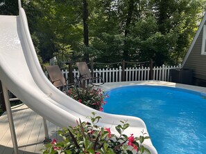 Indoor pool, outdoor pool