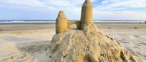 On the beach