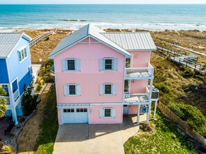 Exterior - Over The Moon | Oceanfront in Kure Beach! (Kure Beach)