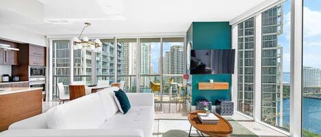 Fernseher, Streaming-Dienste, Arbeitsbereiche