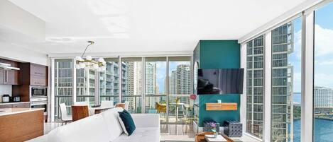 TV, streaming services, offices