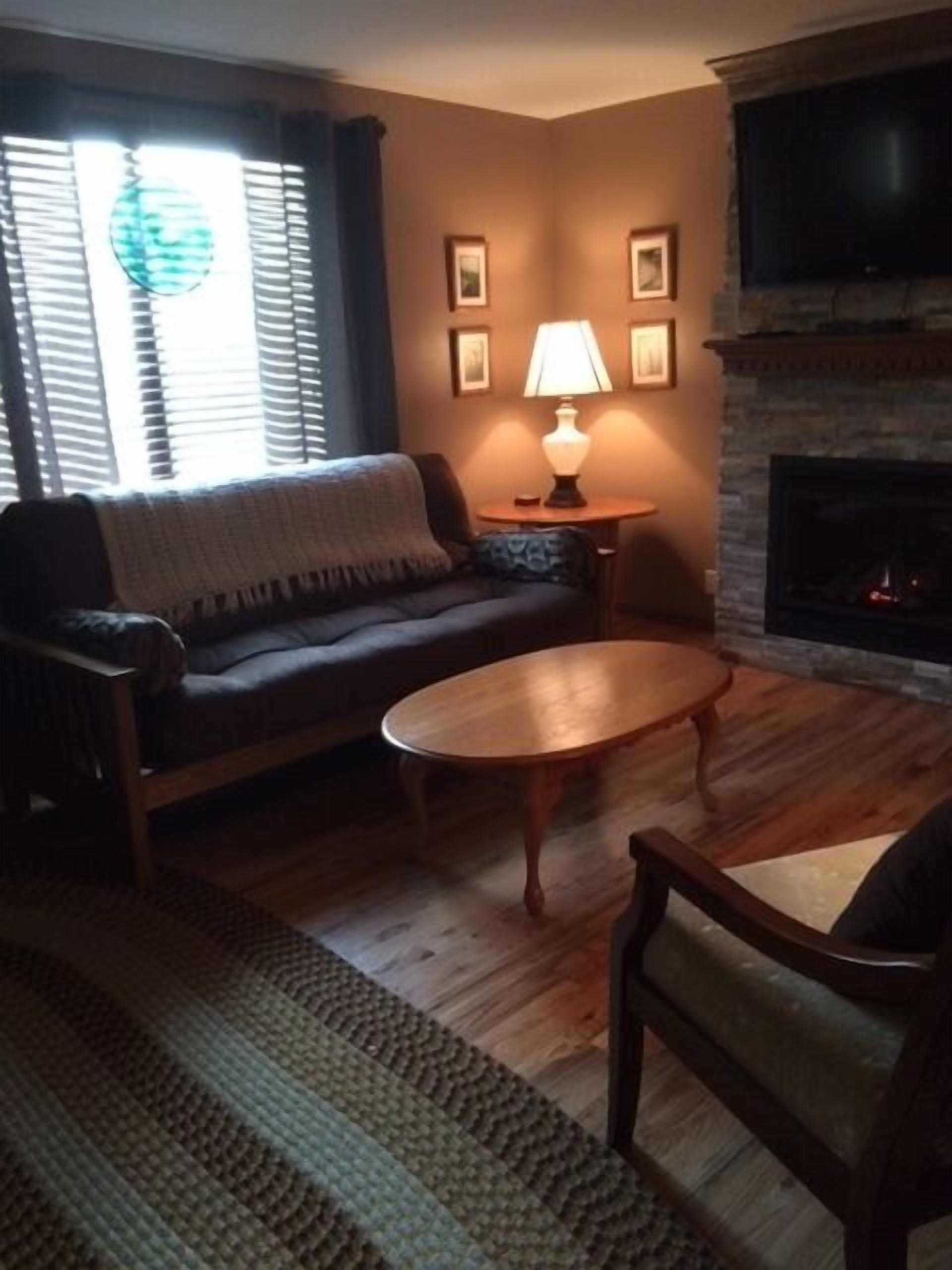 In Sparta on LaCrosse River Elroy-Sparta bike/snowmobile trail near Fort McCoy