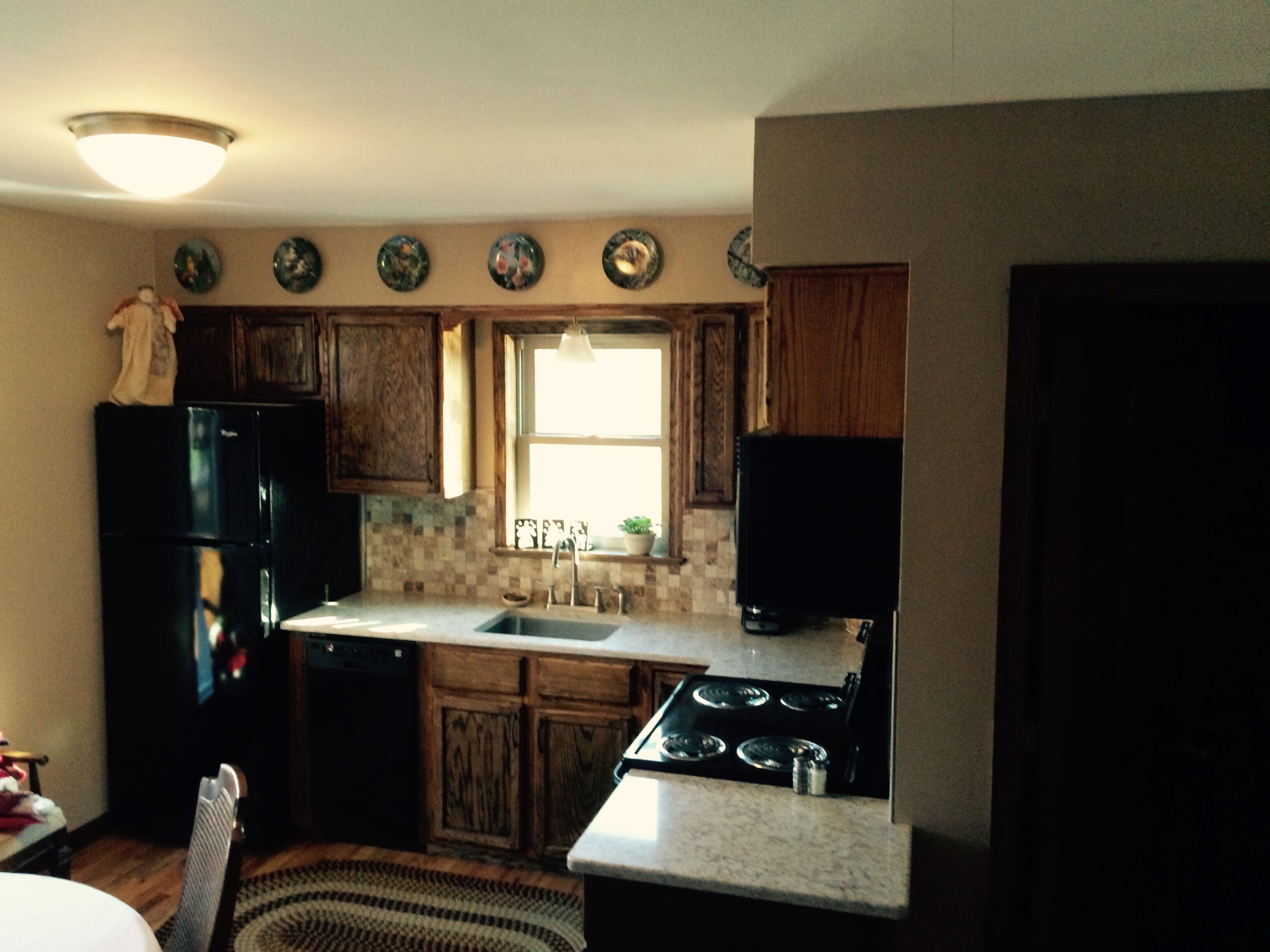 In Sparta on LaCrosse River Elroy-Sparta bike/snowmobile trail near Fort McCoy