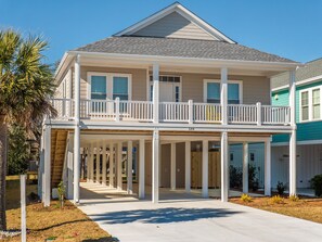 Exterior - A Kure Cure | Views, Short Walk to Beach! (Kure Beach)