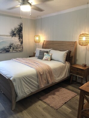 2 soverom, strykejern/-brett, wi-fi (inkludert) og sengetøy