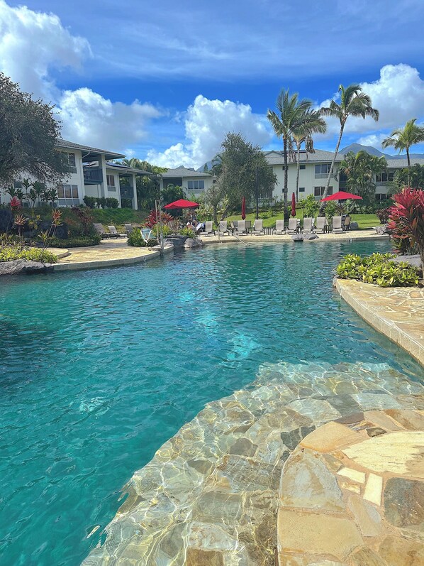 Außenpool, beheizter Pool