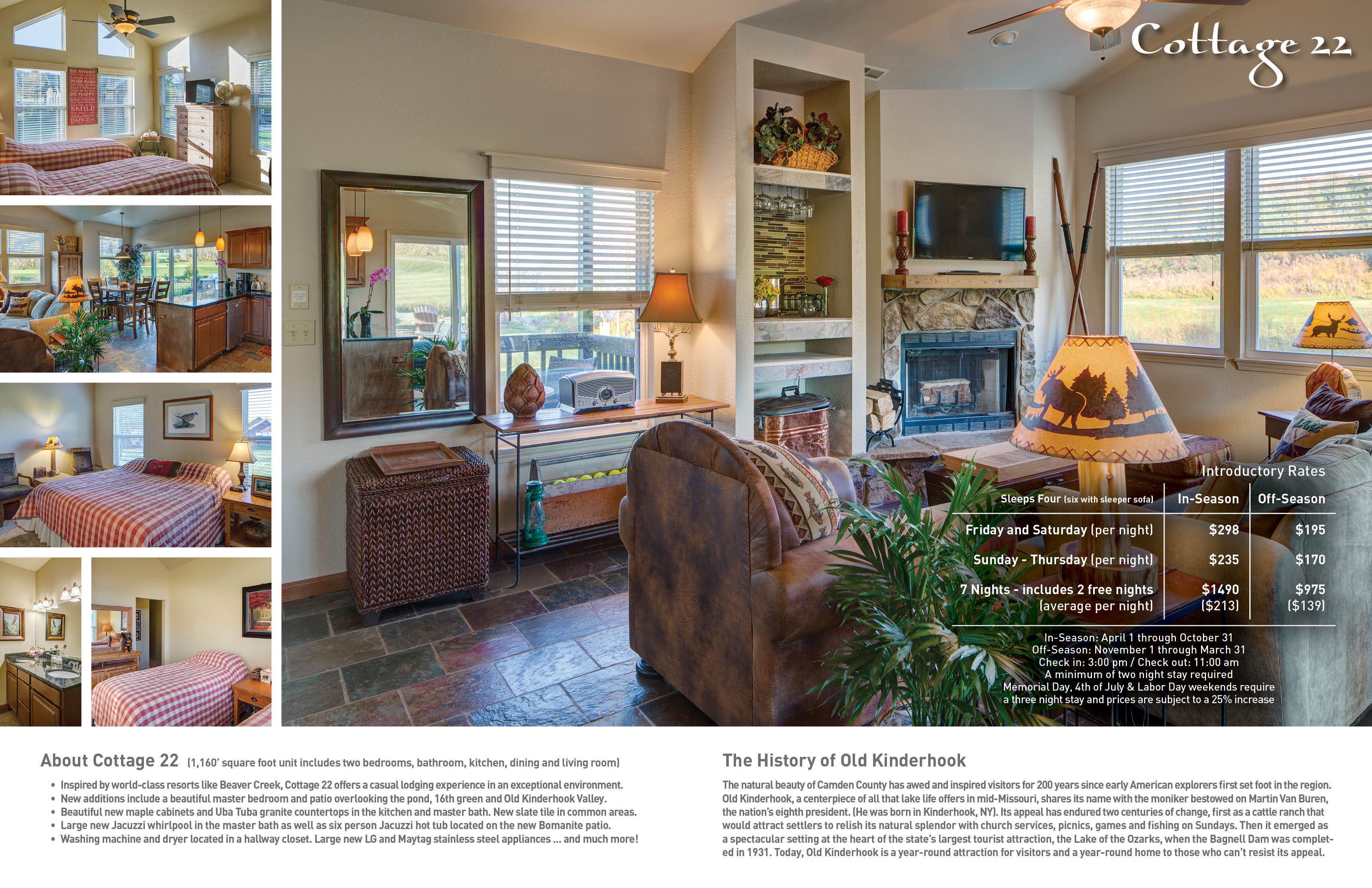 Old Kinderhook Cottage Rentals Including Cottage 22