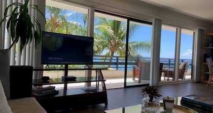 TRUE OCEANFRONT WITH WRAP-AROUND LANAI – Prime unit in Casa de Emdeko - B 238