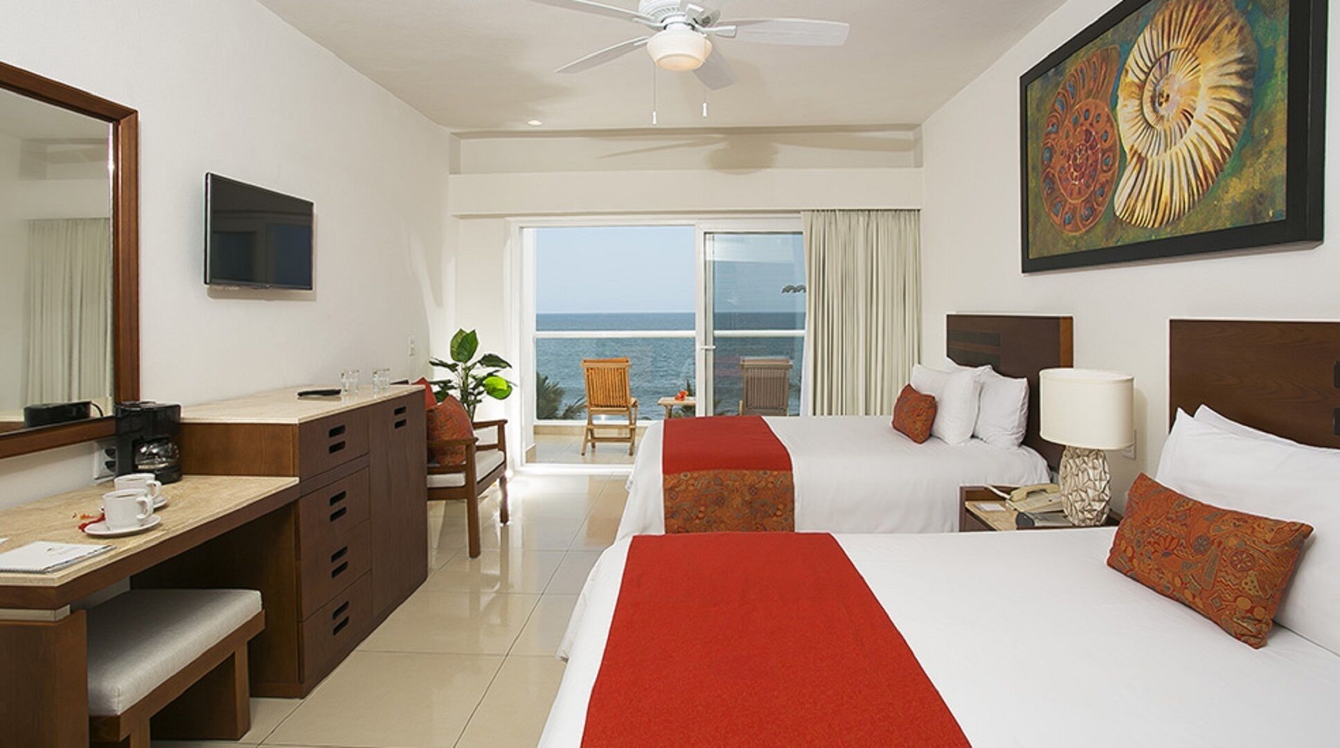 Marival Studio Unit, Nuevo Vallarta, Beachfront, Mandatory All-Inclusive Luxury