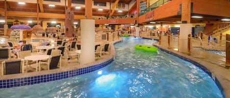 Indoor pool, outdoor pool